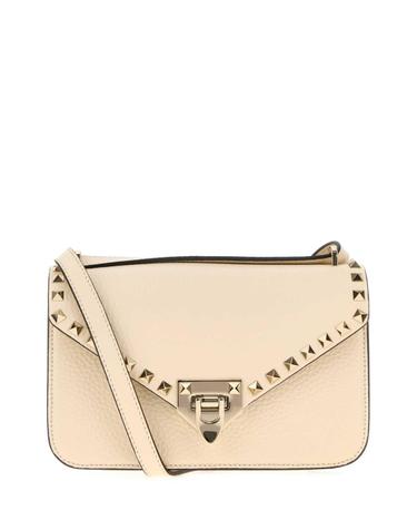 [해외직구][X45]valentino 9W2B0T76VSF I16 여성 크로스백 숄더백 미니백 탑핸들백 Ivory leather Rockstud crossbody bag