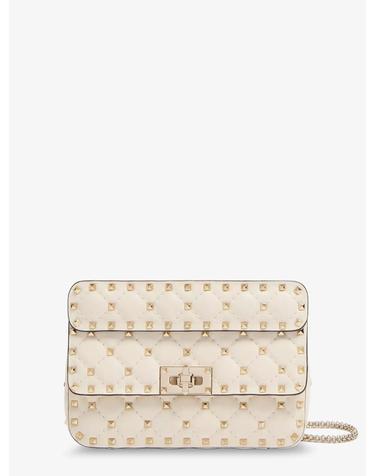 [해외직구][N85]valentino 9W2B0123NAP 여성 크로스백 숄더백 쇼퍼백 valentino Rockstud Spike leather shoulder bag with iconic all over studs