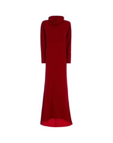 [해외직구][X45]valentino 9B0VDNQ71MM R9M 여성 원피스 드레스 롱원피스 맥시원피스 Red crepe long dress