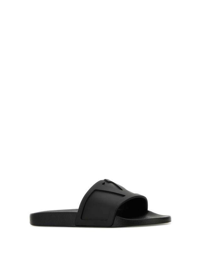 발렌티노 가라바니 [해외직구][X45]valentino 9Y2S0J93MYC 0NO 남성 슬리퍼 샌들 플립플랍 조리 Black rubber Viva Superstar slippers 착용컷