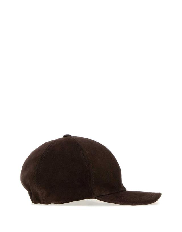 발렌티노 가라바니 [해외직구][X45]valentino 9Y2HDA51NUX T55 남성 모자 버킷햇 비니 캡 Brown suede baseball cap 착용컷