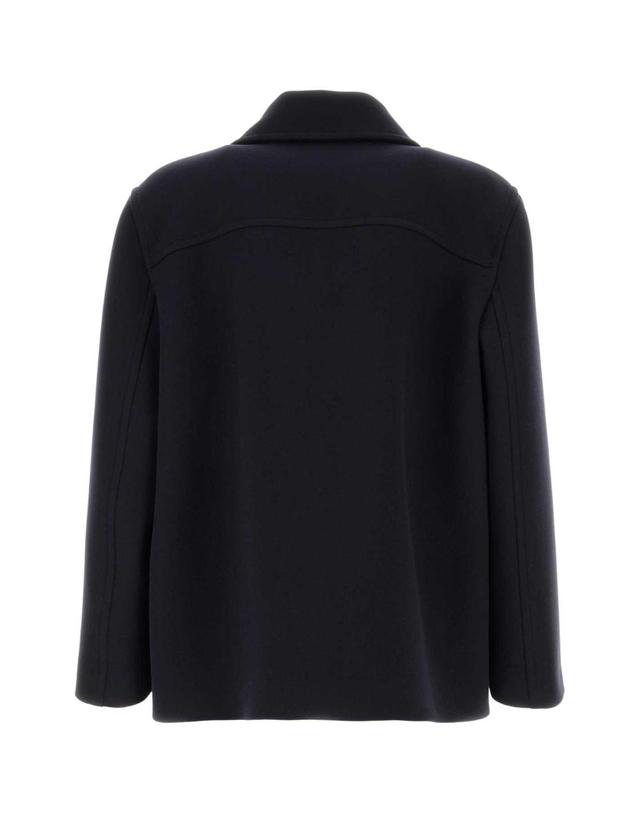 발렌티노 가라바니 [해외직구][X45]valentino 5V3CJJ00A8Y 598 남성 코트 하프 롱 트렌치 오버 Midnight blue wool coat 착용컷