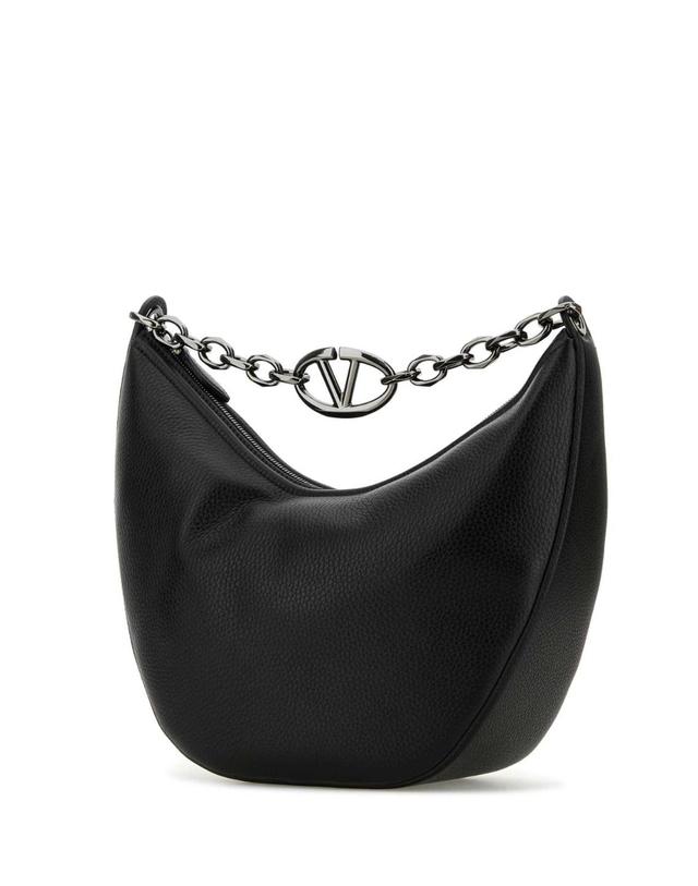발렌티노 가라바니 [해외직구][X45]valentino 5Y2B0C84QZR 0NO 남성 토트백 쇼퍼백 크로스백 Black leather Hobo VLogo Moon shoulder bag 착용컷