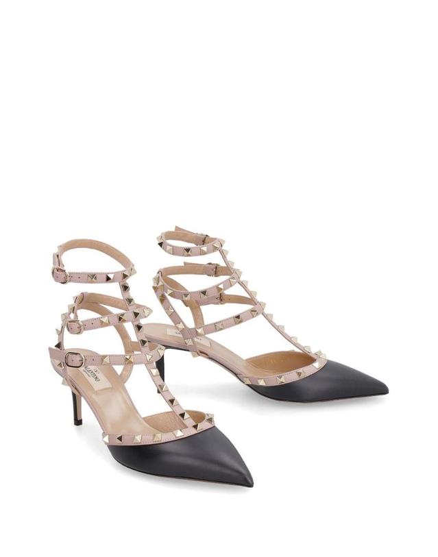 발렌티노 가라바니 [해외직구][P13]valentino WS0375VODN91 여성 슬링백 스트랩힐 펌프스 힐 구두 하이힐 신발 슬링백 valentino ROCKSTUD LEATHER PUMPS 착용컷