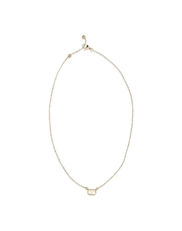 발렌티노 가라바니 [해외직구][K68]valentino 9W2J0BG2YCW 9MN 여성 목걸이 넥클리스 악세사리 Ovalette Necklace with Swarovsky crystals 착용컷