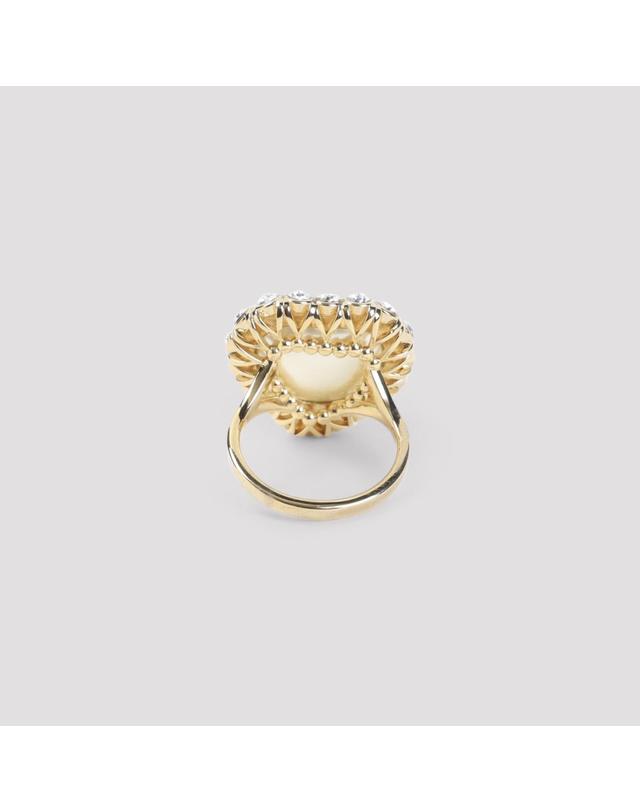 발렌티노 가라바니 [해외직구][D14]valentino 8W0J0BT3EXE 3DV ORO CRYSTAL CRE 여성 귀걸이 팔찌 목걸이 반지 브로치 악세사리 valentino Ring 착용컷