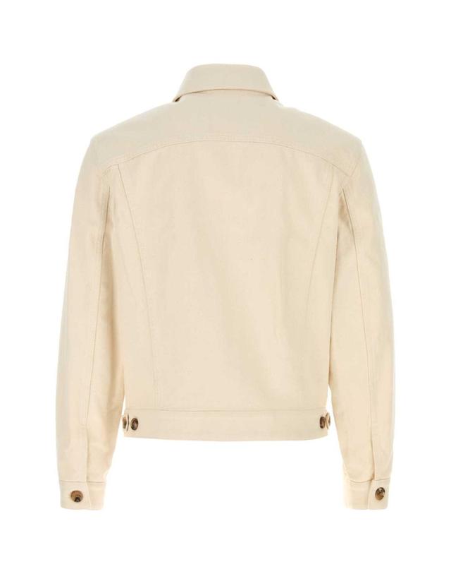 발렌티노 가라바니 [해외직구][X45]valentino 8V3DC14FB9W A03 남성 블레이저 봄버 캐주얼자켓 Ivory denim jacket 착용컷