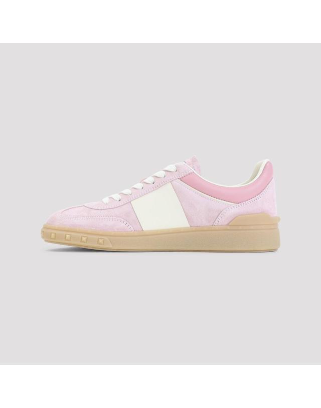 발렌티노 가라바니 [해외직구][D14]valentino 9W2S0IL9LAL BRN CANDY ROSE GLAC 여성 스니커즈 슬립온 valentino Suede Logo Sneakers 착용컷