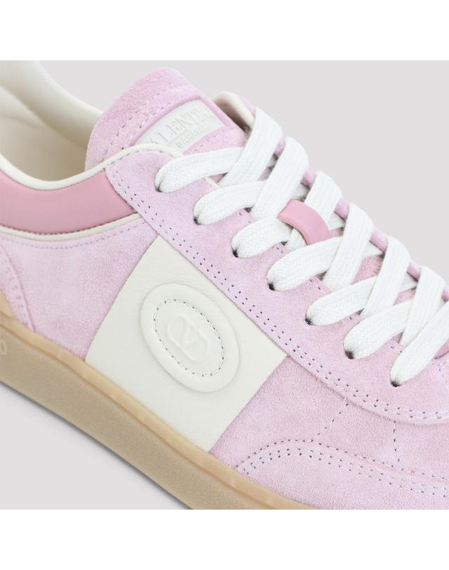 발렌티노 가라바니 [해외직구][D14]valentino 9W2S0IL9LAL BRN CANDY ROSE GLAC 여성 스니커즈 슬립온 valentino Suede Logo Sneakers 착용컷