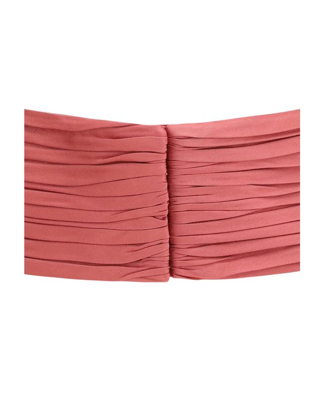 발렌티노 가라바니 [해외직구][K68]valentino 9B0WSA259VQ 517 여성 벨트 허리띠 서스펜더 여자벨트 Satin pleated Waist Belt 착용컷