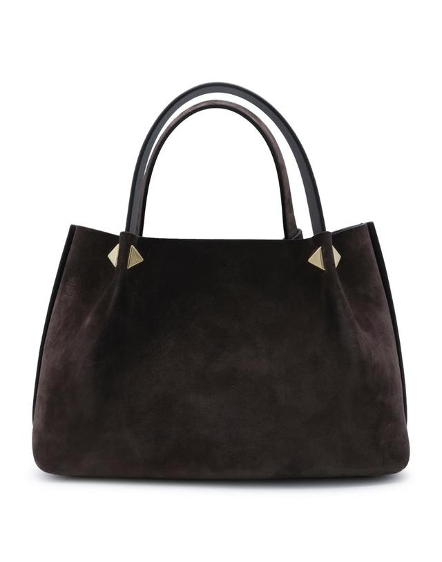 발렌티노 가라바니 [해외직구][Q11]valentino 9W2B0T83AHA0TO 여성 가방 백 BROWN LEATHER SMALL TOTE 착용컷