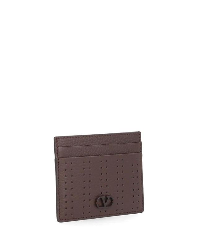 발렌티노 가라바니 [해외직구][A94]valentino 9Y2P0AP4JCD3AU 남성 지갑 카드지갑 valentino valentino Perforated Vlogo Card Holder 착용컷
