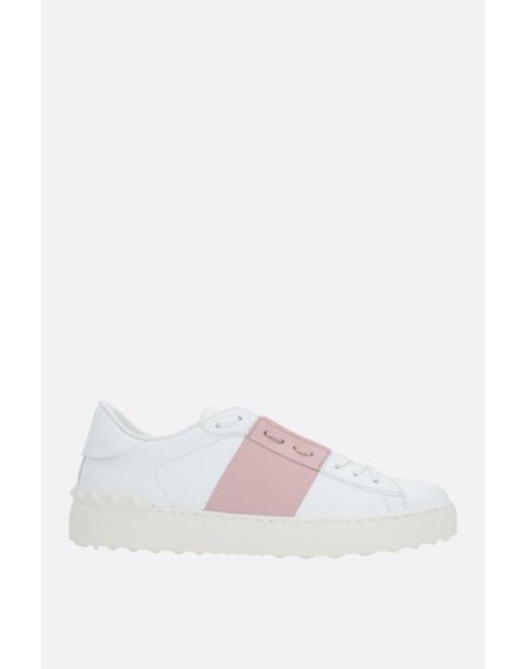[해외직구][E32]valentino 9W2S0781BLU834 여성 로우탑 하이탑 슬립온 스니커즈 단화 에스빠듀 valentino Open sneaker in smooth leather