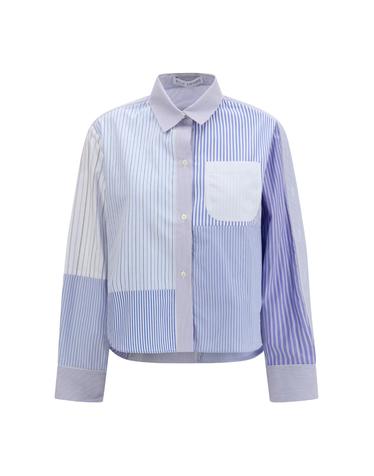 [해외직구][K68]ELV DENIM 200824627 MULTIBLUE 여성 셔츠 남방 긴팔 반팔 블라우스 Emilie Shirt