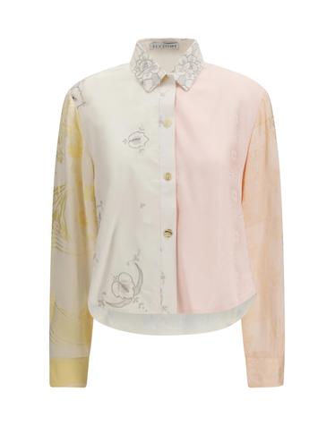 [해외직구][K68]ELV DENIM 200823520 MULTI 여성 셔츠 남방 긴팔 반팔 블라우스 Emilie embroidered Shirt