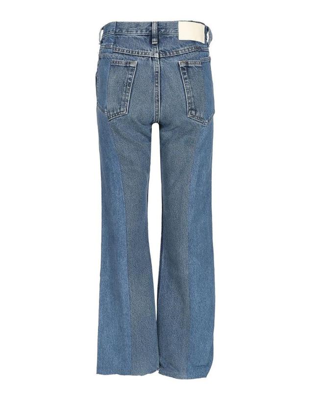 이엘브이데님 [해외직구][A94]ELV DENIM 1012 201 03 29MID BLUE 여성 청바지 데님진 ELV DENIM E L V DENIM Audry Jeans 착용컷