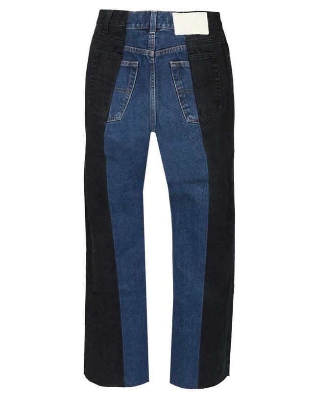 이엘브이데님 [해외직구][A94]ELV DENIM 1003 201 010228BLACK DARK BLUE 여성 청바지 데님진 ELV DENIM E L V DENIM Chic Flared Jeans 착용컷