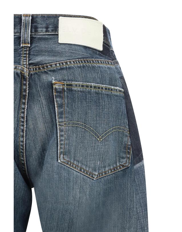 이엘브이데님 [해외직구][K68]ELV DENIM 101820103 MIDBLUE 여성 청바지 데님 진 데님진 Ridley jeans 착용컷