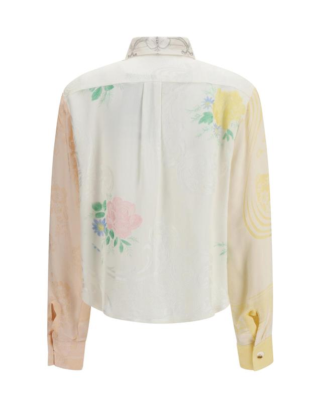 이엘브이데님 [해외직구][K68]ELV DENIM 200823520 MULTI 여성 셔츠 남방 긴팔 반팔 블라우스 Emilie embroidered Shirt 착용컷