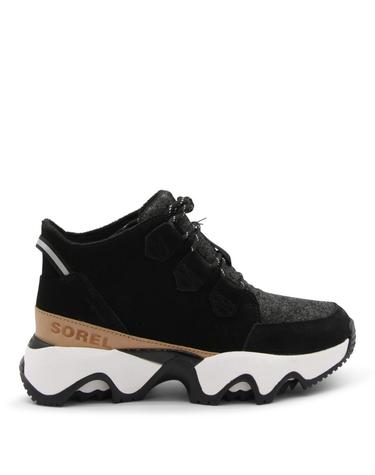 [해외직구][B47]소렐 2058671010 여성 스니커즈 로우탑 BLACK AND SEA SALT LEATHER KINETIC IMPACT C WP SNEAKERS