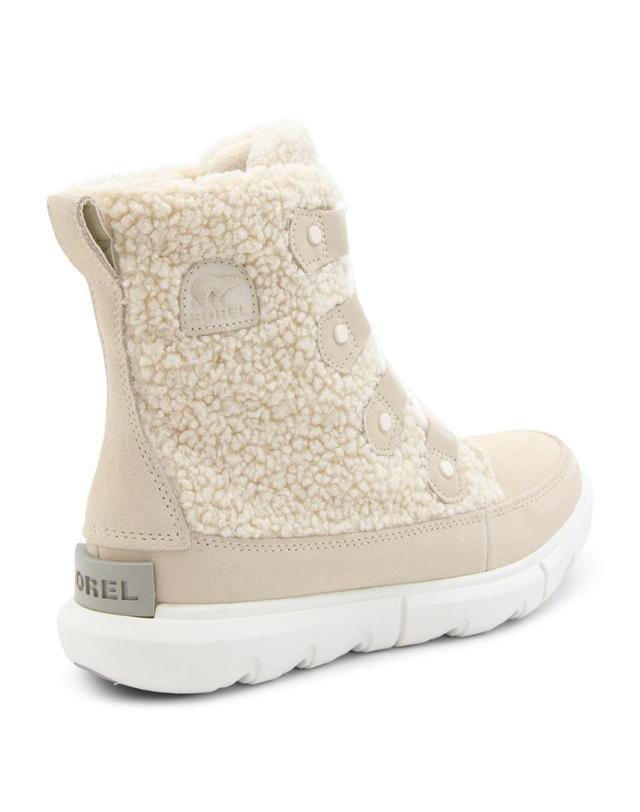 소렐 [해외직구][B47]소렐 2058881165 여성 앵클 롱 미디 부츠 BLEACHED CERAMIC AND SEA SALT LEATHER JOAN BOOTS 착용컷
