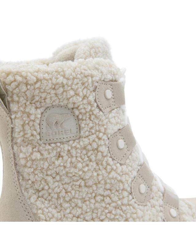 소렐 [해외직구][B47]소렐 2058881165 여성 앵클 롱 미디 부츠 BLEACHED CERAMIC AND SEA SALT LEATHER JOAN BOOTS 착용컷