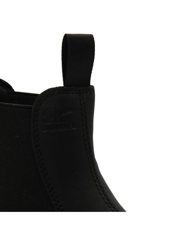 소렐 [해외직구][B47]소렐 2009101010 여성 앵클 롱 미디 부츠 BLACK LEATHER CHELSEA BOOTS 착용컷