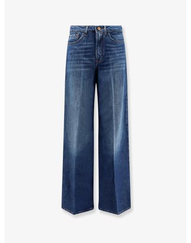 [해외직구][N85]3X1 31W43054 여성 트라우저 바지 팬츠 면바지 3X1 Flip Jean jeans in denim blue