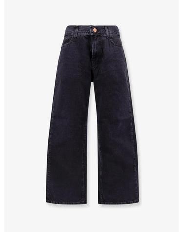 [해외직구][N85]3X1 31W33001 여성 트라우저 바지 팬츠 면바지 3X1 Aime black denim trousers