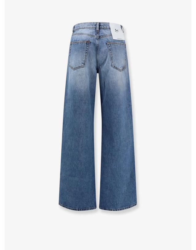 쓰리바이원 [해외직구][N85]3X1 31W13C50 여성 데님 청바지 진 3X1 Blue denim jeans 착용컷