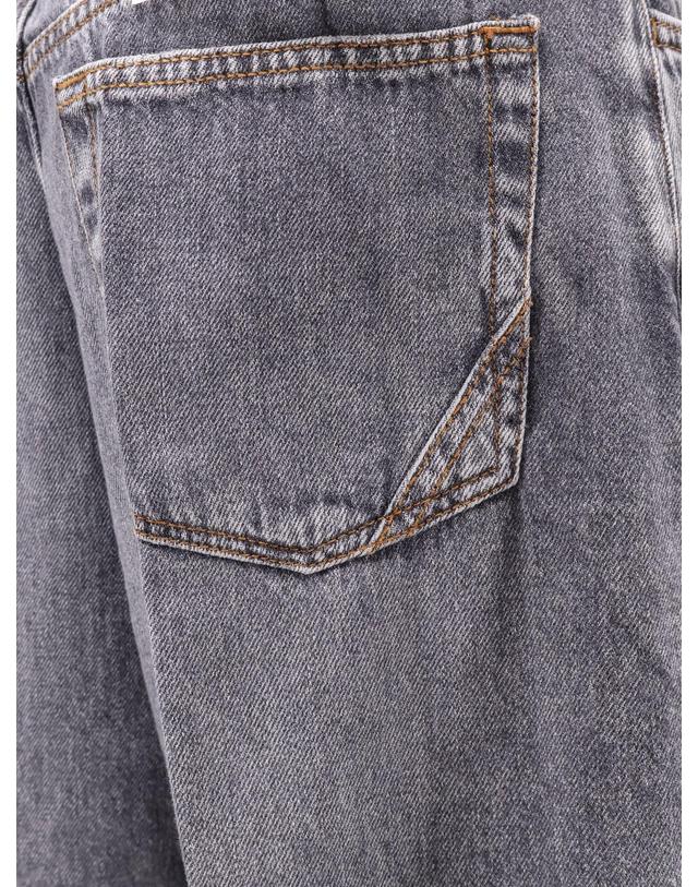 쓰리바이원 [해외직구][N85]3X1 31W43054 여성 트라우저 바지 팬츠 면바지 3X1 Flip Jean grey denim trousers 착용컷