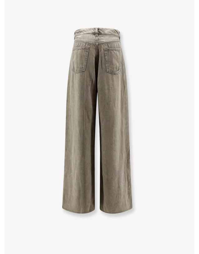 쓰리바이원 [해외직구][N85]3X1 31W14042 여성 트라우저 바지 팬츠 면바지 3X1 Washed out denim Skater trousers 착용컷
