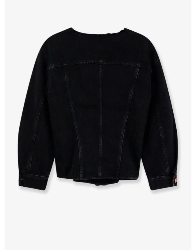 쓰리바이원 [해외직구][N85]3X1 31WJ1BB1 여성 자켓 블레이저 코트 패딩 3X1 Pick Dumbo jacket in black denim 착용컷