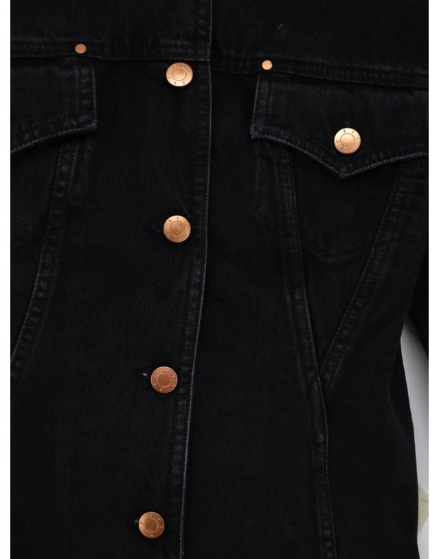 쓰리바이원 [해외직구][N85]3X1 31WJ1BB1 여성 자켓 블레이저 코트 패딩 3X1 Pick Dumbo jacket in black denim 착용컷