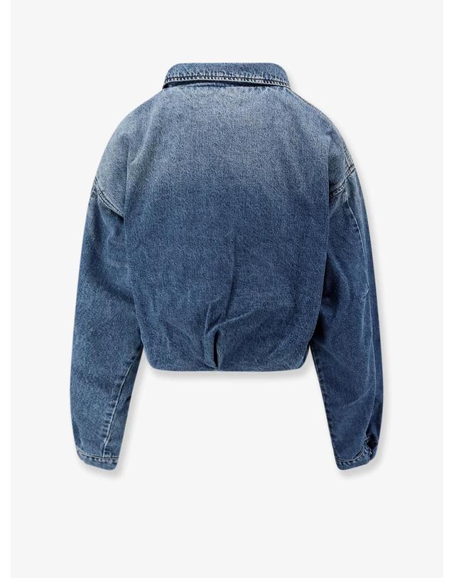 쓰리바이원 [해외직구][N85]3X1 31WJ5C01 여성 자켓 블레이저 코트 패딩 3X1 Amelia Folded Cotton denim jacket 착용컷