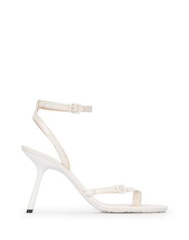 [해외직구][X45]로에베 L616465X57 WHITE 여성 스니커즈 단화 운동화 로우탑 하이탑 White leather Paula s Ibiza Petal sandals