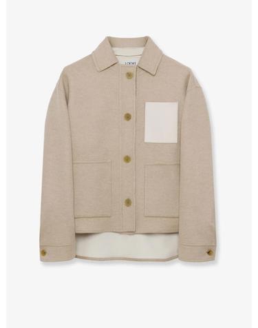 [해외직구][N85]로에베 S359Y02XH3 여성 롱코트 하프코트 패딩코트 LOEWE Workwear wool and cashmere jacket