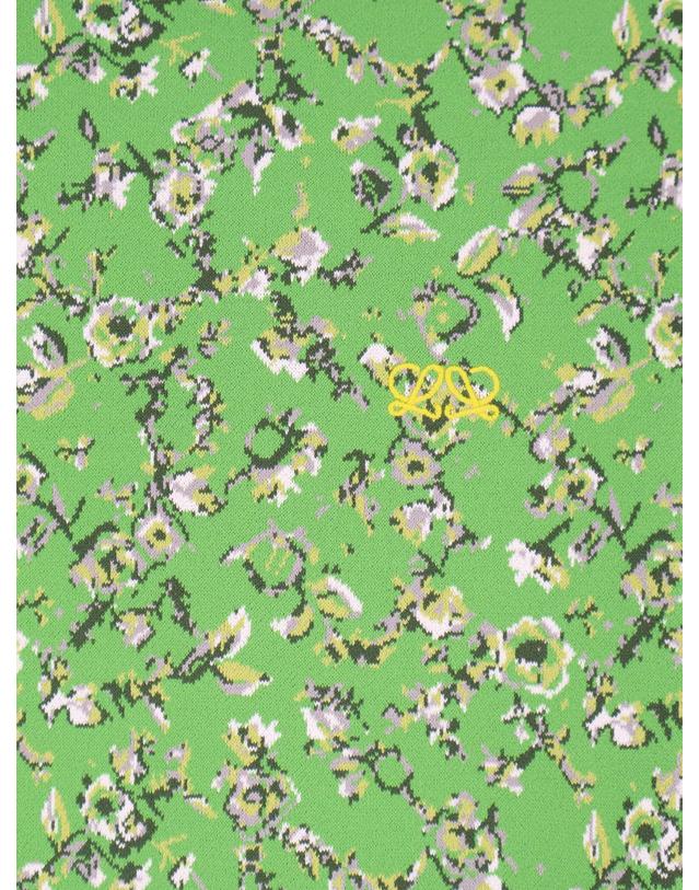 로에베 [해외직구][N85]로에베 S540Y14KI4 여성 티셔츠 민소매 긴소매 탑 LOEWE Viscose blend top with floral motif 착용컷