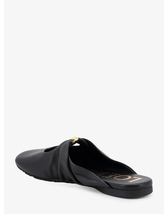 로에베 [해외직구][N85]로에베 L616465X86 여성 슬리퍼 샌들 뮬 LOEWE Pebble Soft low leather sandals 착용컷