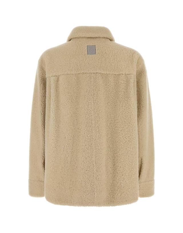 로에베 [해외직구][X45]로에베 H526Y2SL28 LIGHTGREY 남성 블레이저 봄버 캐주얼자켓 Ivory shearling jacket 착용컷