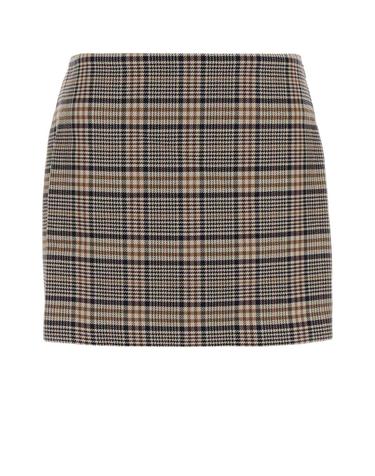 [해외직구][X45]애니빙 A0412299 CHK01 여성 스커트 치마 롱 미디 미니스커트 Embroidered viscose blend Tierra mini skirt