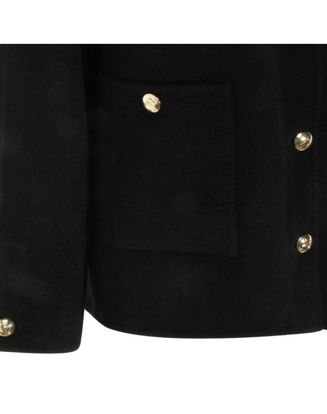 애니빙 [해외직구][B47]애니빙 A0110442BLK26 여성 자켓 아우터 BLACK WOOL LUCA CASUAL JACKET 착용컷