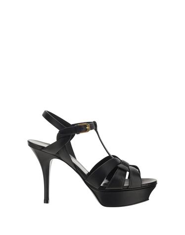 [해외직구][K68]생로랑 315490BDA00 1000 여성 샌들 슬리퍼 샌들힐 플립플랍 샌들힐 Leather platform Sandals