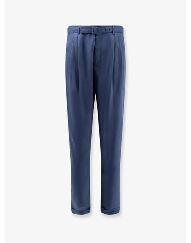 [해외직구][N85]생로랑 862381 남성 바지 팬츠 데님 SAINT LAURENT Silk trousers with belt