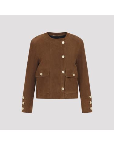 [해외직구][D14]생로랑 876897YCUM2 2705 RHUM AMBRE 여성 자켓 코트 아우터 Saint Laurent Jacket