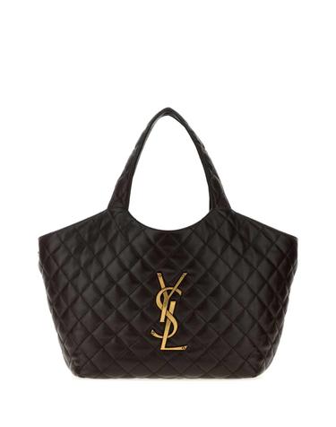[해외직구][X45]생로랑 871494AAANG 2050 여성 토트백 쇼퍼백 탑핸들백 핸드백 Dark brown nappa medium Icare shopping bag