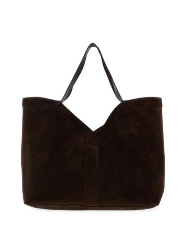 [해외직구][X45]생로랑 820672C0X0E 2492 남성 토트백 쇼퍼백 크로스백 Dark brown suede large Y shopping bag