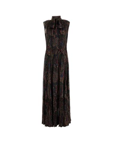 [해외직구][X45]생로랑 820916Y4K43 1052 여성 원피스 드레스 롱원피스 맥시원피스 Printed silk blend long dress