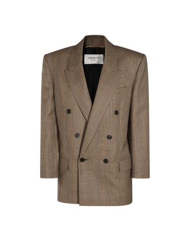 [해외직구][B47]생로랑 871065Y3L612242 여성 블레이저 자켓 아우터 BEIGE WOOL BLAZER