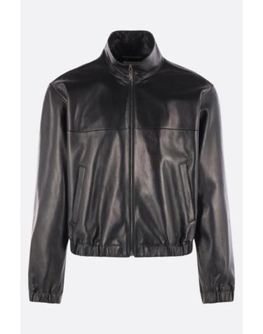 [해외직구][E32]생로랑 A000H9YCOJ21000 남성 레더자켓 무스탕 가죽자켓 SAINT LAURENT Cassandre jacket in leather